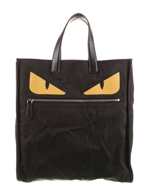 realreal fendi monster tote